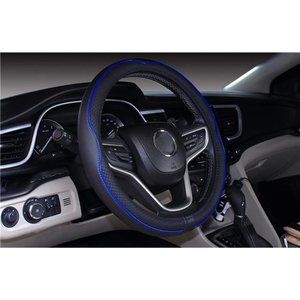 Standard Size Steering Wheel Cover Microfiber Leather (14.5-15 inch)